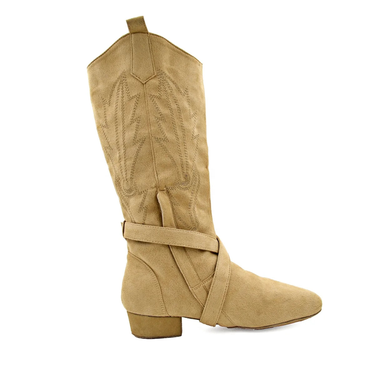 Practice New Latin Dance Boots Brown Plating Soft Latin Salsa Ballroom Party Dancing Shoes Comfortable Sport Dance Boots Shoes
