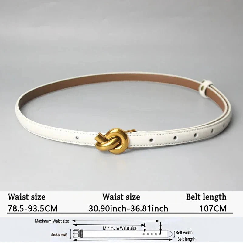 Women’s Designer Belts Luxury Fashion Belts for Women Black White Brown Women's Trousers Jeans Belt Dress Belt Waist Belt CY08