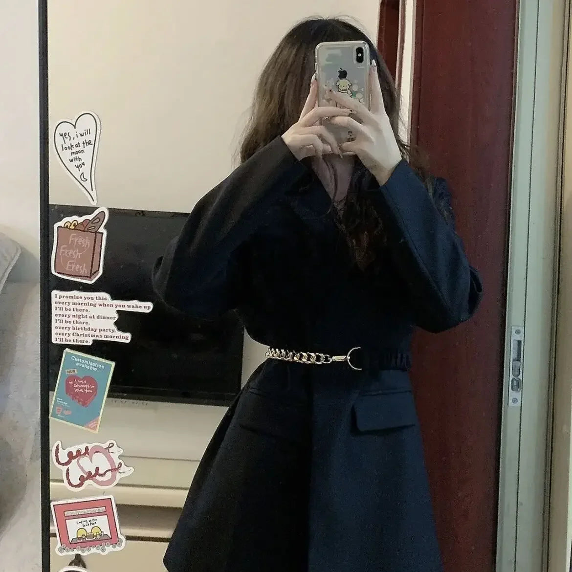 Blazer Woman Jacket Black Over Long Outerwears Dress Coats For Women Clothes Slim Modern Bags On Offer With Premium New In
