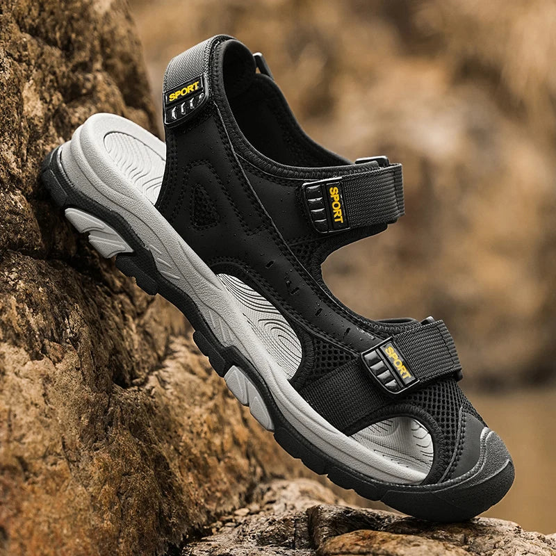 Baotou beach shoes, sandals, trendy shoes, sports outdoor slippers, versatile, non-slip and wear-resistant