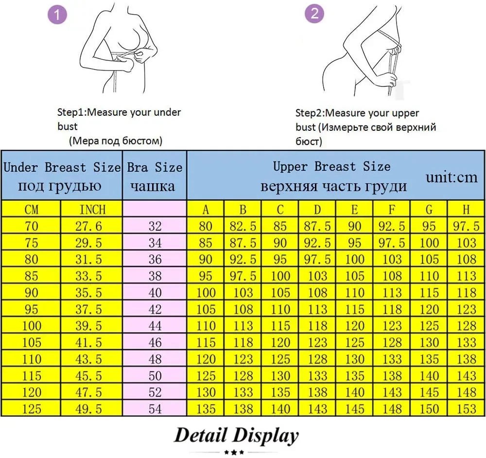 Bra For Women Lace Full Coverage Minimizer Non-Padded Underwire Woman Floral Embroidery Female Plus Size B C D E F G H I NM21