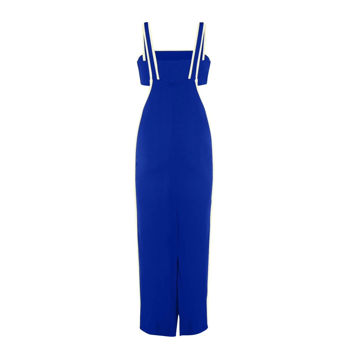 dresses for women One-piece dress design Personality and fashion Sexy Bodycon Tube Crop And Slit Maxi Suspender Skirt vestidos