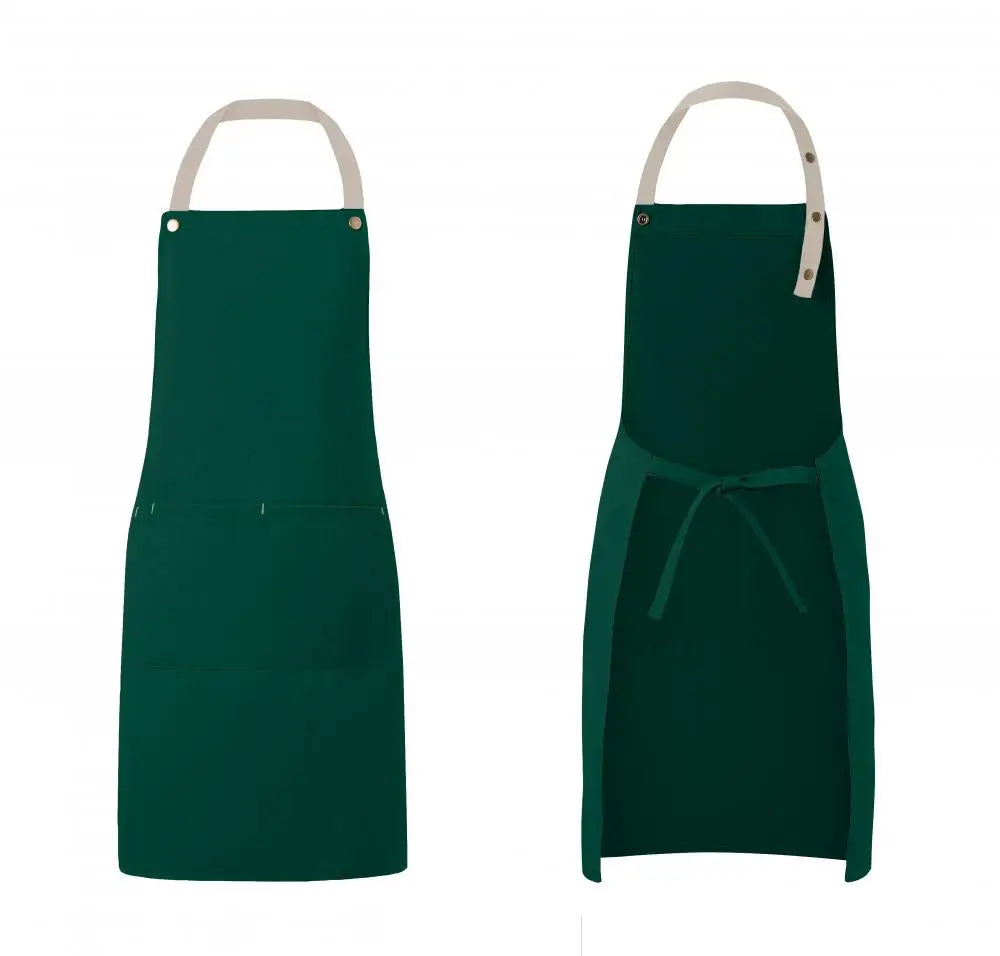 Kitchen Apron Custom Logo Polyester Plain Mandiles for Man Women Restaurant Bar Waiters Chefs Cleaning Bibs Nail Salon Aprons