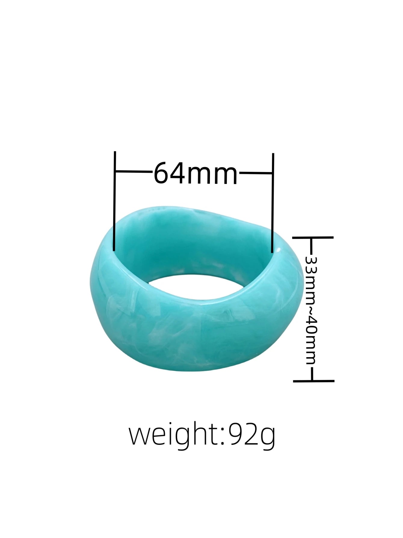 Colorful Acrylic Bangle Bracelet, Vibrant and Elegant Jewelry for Women