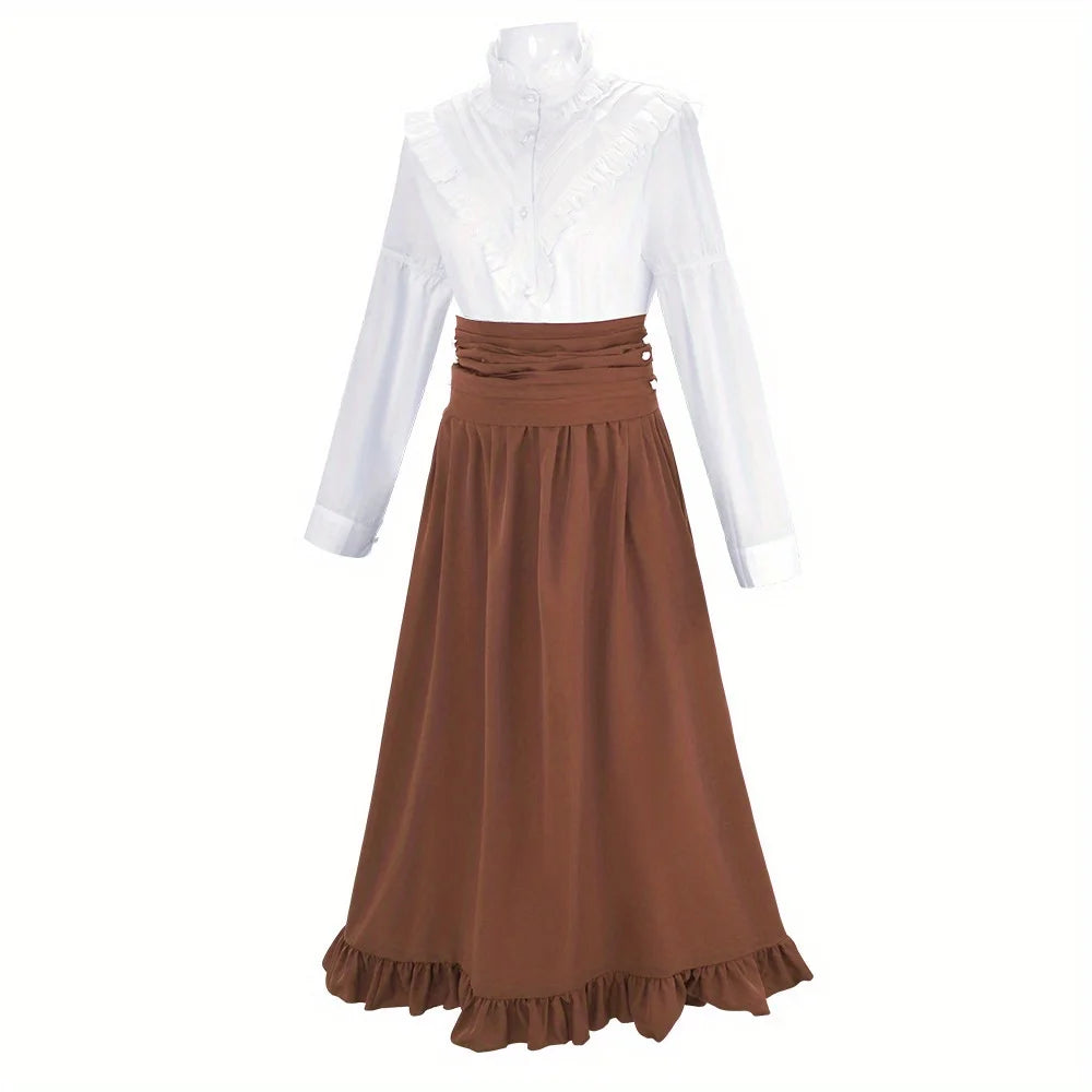 19th Century Victorian Women's Dresses Classic Two-piece Renaissance Dresses Women's Stage Performance Costumes