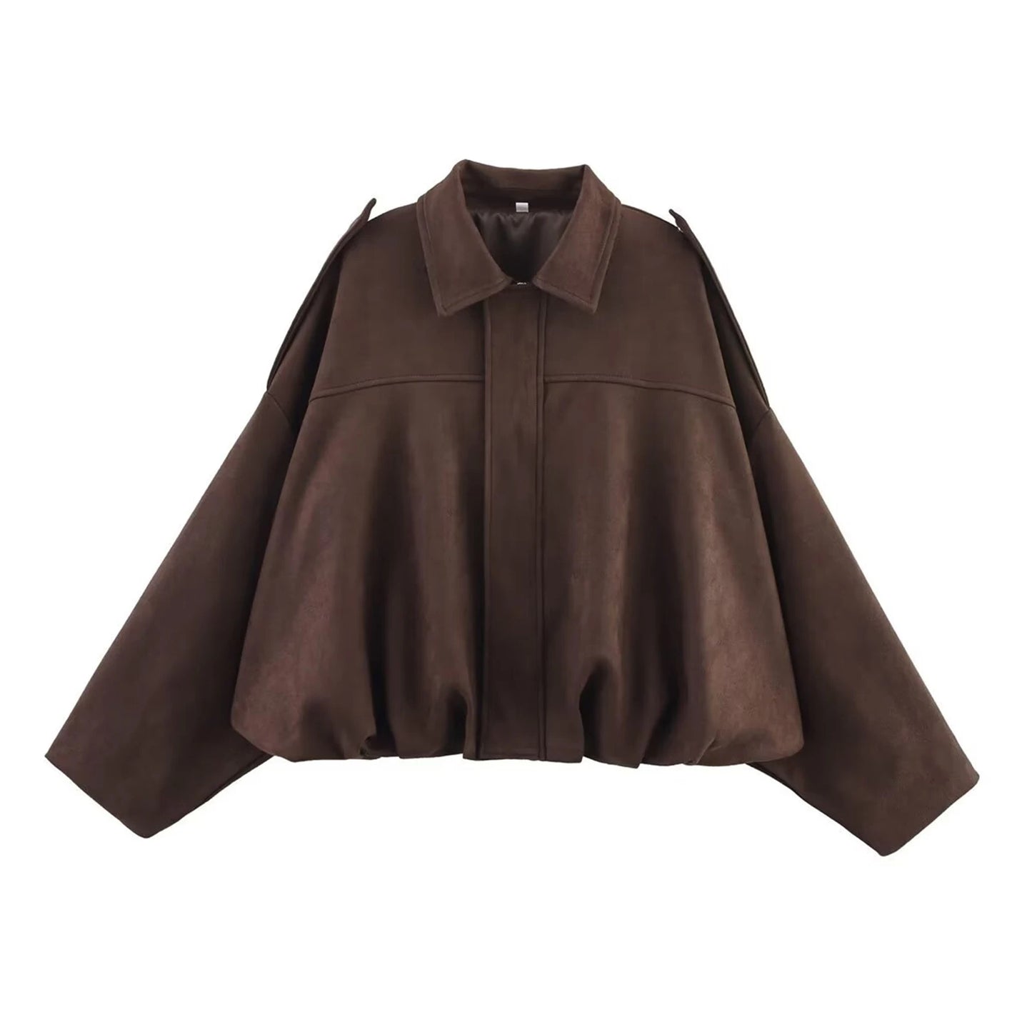 Women's Jackets Coat Fashion Turn-down Collar Long Sleeve Loose Coats Vintage Female Outerwear Chic Street Youth Jackets Tops