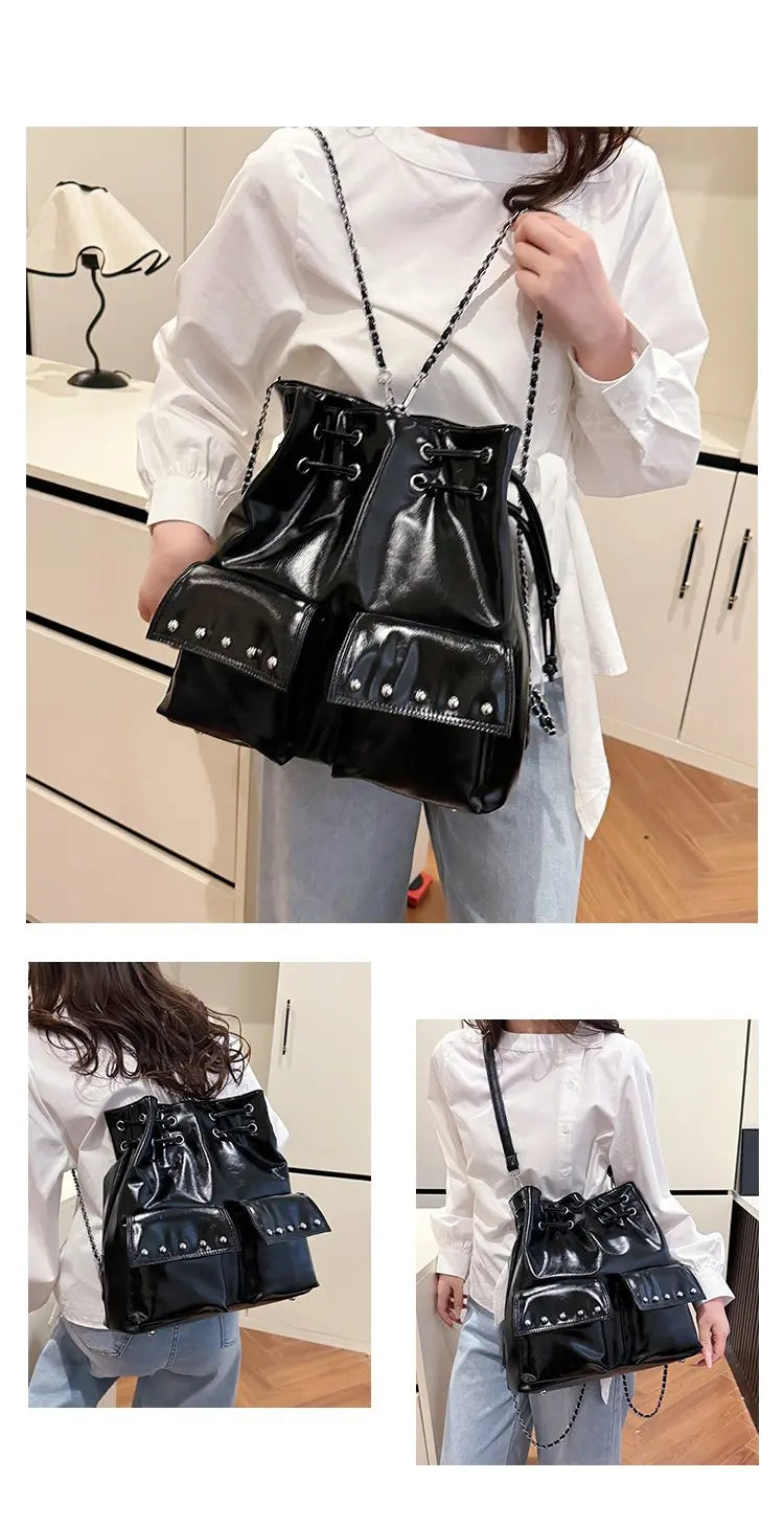 Women's Hand Bag With Elegant Classic Style And Premium Leather Featuring Trendy Design For Commute