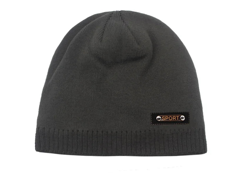Knitted Hat Men Winter Hats For Women Beanie Hat Cap Fur Skullies Beanies шапка мужская Skull Gorro Bonnet Caps Man