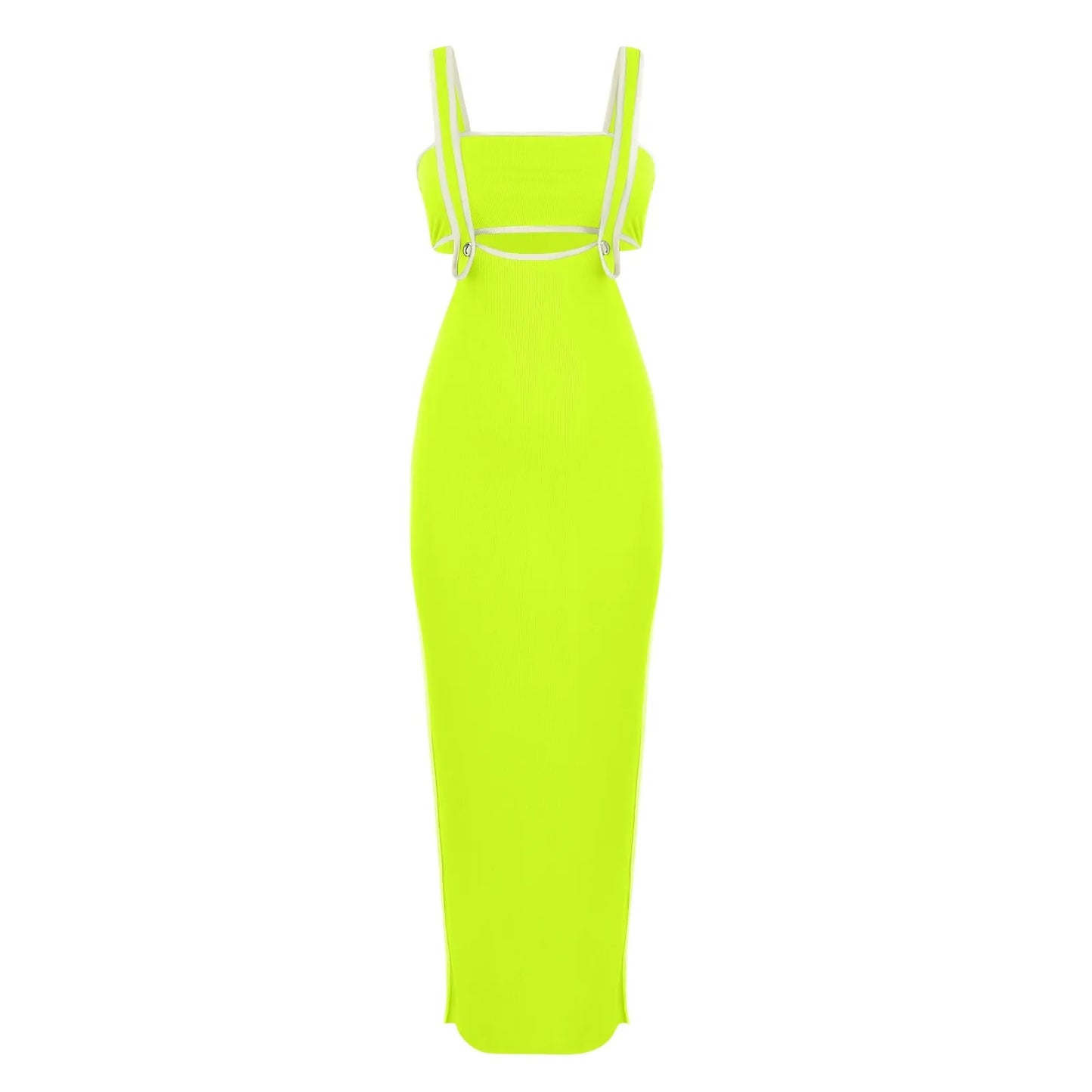 dresses for women One-piece dress design Personality and fashion Sexy Bodycon Tube Crop And Slit Maxi Suspender Skirt vestidos