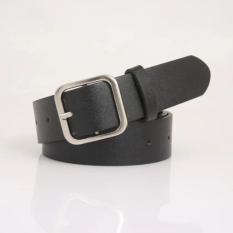 Women's Black White Fashion Belt Casual Minimalist Belt Girl Waistband Stylish Women's Belts Waist Female Belts BGS02