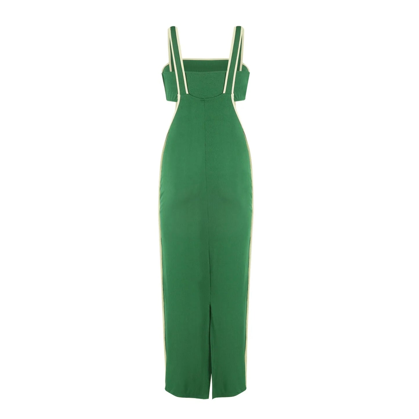 dresses for women One-piece dress design Personality and fashion Sexy Bodycon Tube Crop And Slit Maxi Suspender Skirt vestidos