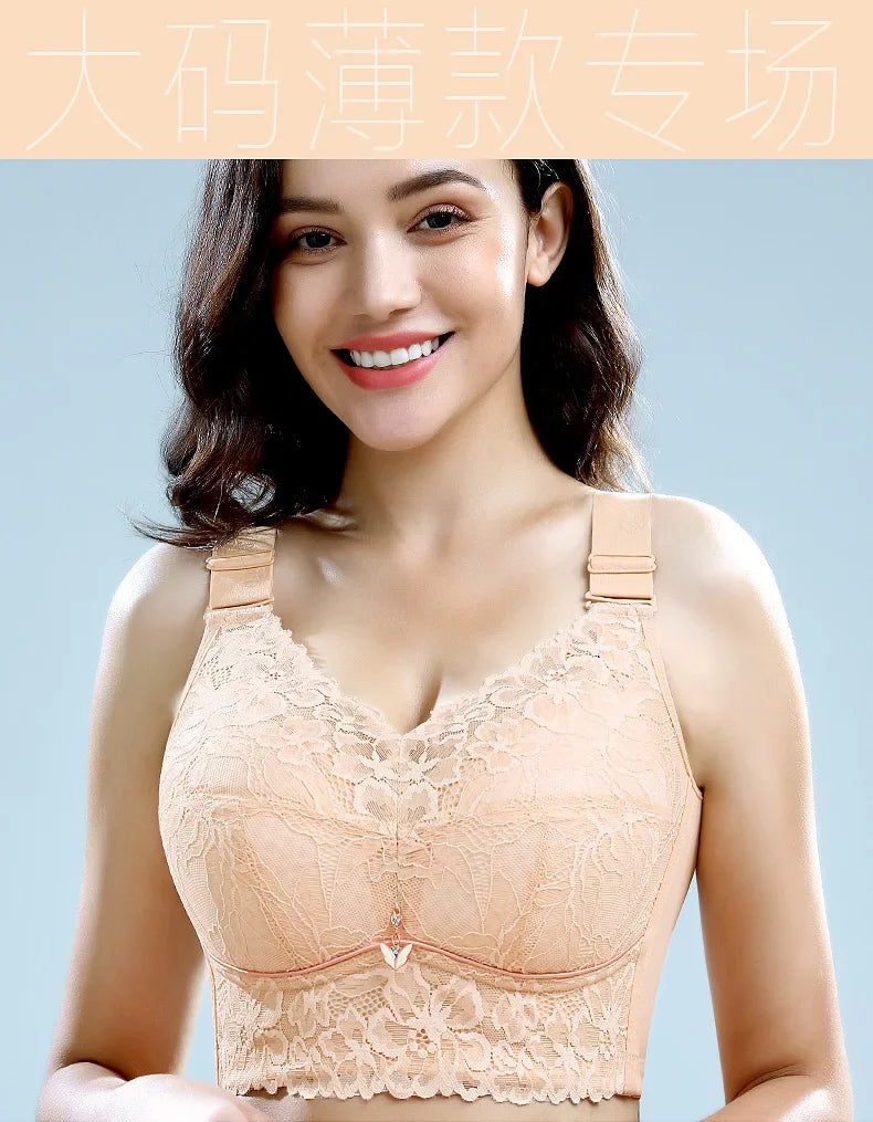 Women's Bra Female Lingerie Lace Bra Women Underwear Push Up Bra Backless Bra Embroidery Bras for Women Big Size Sexy Bra Tops