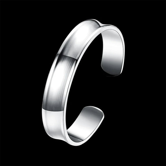 Hot new 925 Sterling Silver elegants bangle Bracelets for Women adjustable fine Jewelry Fashion Wedding Party Christmas Gifts