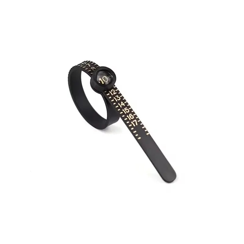 Ring With Magnifying Glass, Measuring With Ring, Soft Ruler, Plastic Size Circle, Size Filter, Durable