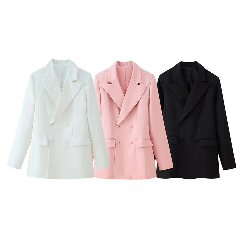 2025 Elegant Blazer Skirt Sets Women Two Piece Double Breasted Jacket Lace See Through Trousers Suits New Party Gown Set