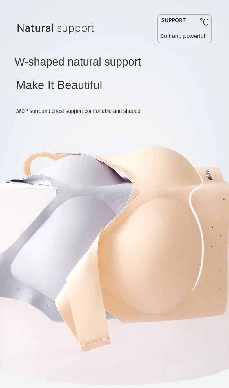 Vest Unwired Bra for Women Beautiful Back Push Up Bra Comfortable Soft Sexy Bras Thin Female Underwear Seamless Push-up Sports