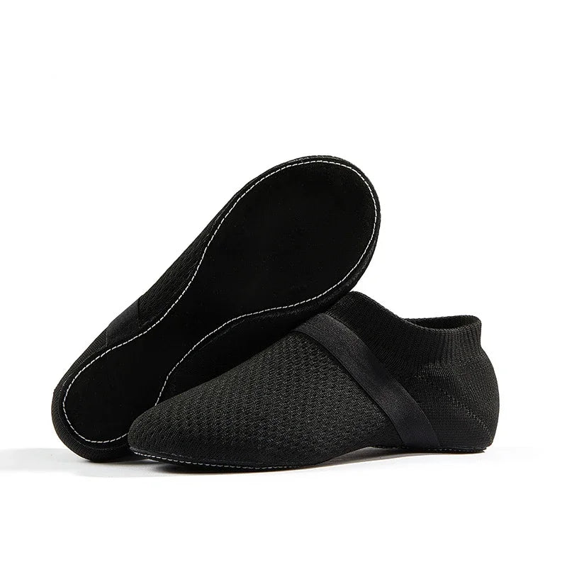 Ballet Flats Dance Shoes for Women Soft Bottom Teacher Class Exercise Shoe Jazz Adult Indoor Latin Practice Shoes