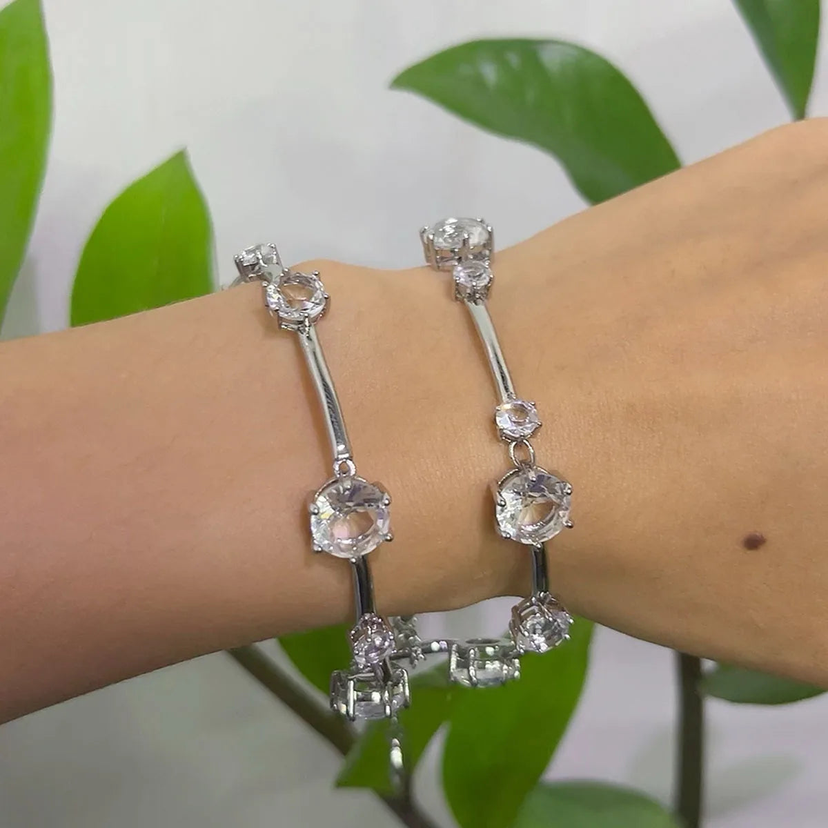 Bracelet High Quality New Sales Trend Jewelry Original Luxury Brand Shiny Cut Christmas Birthday Party Engagement Gift for Women