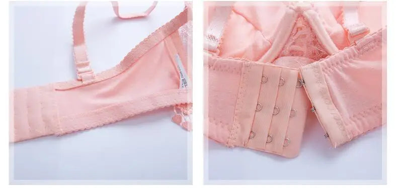 Women Sexy Bra Soft Lace Adjustable Straps Push Up Brassiere Underwire Lingerie Padded Top ropa de mujer brasieres para mujer