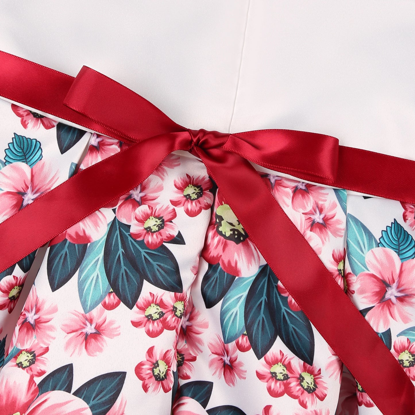 Fashionable floral off-the-shoulder dress, flower girl outfit, graduation dance dress, elegant evening gown, beauty pageant gown