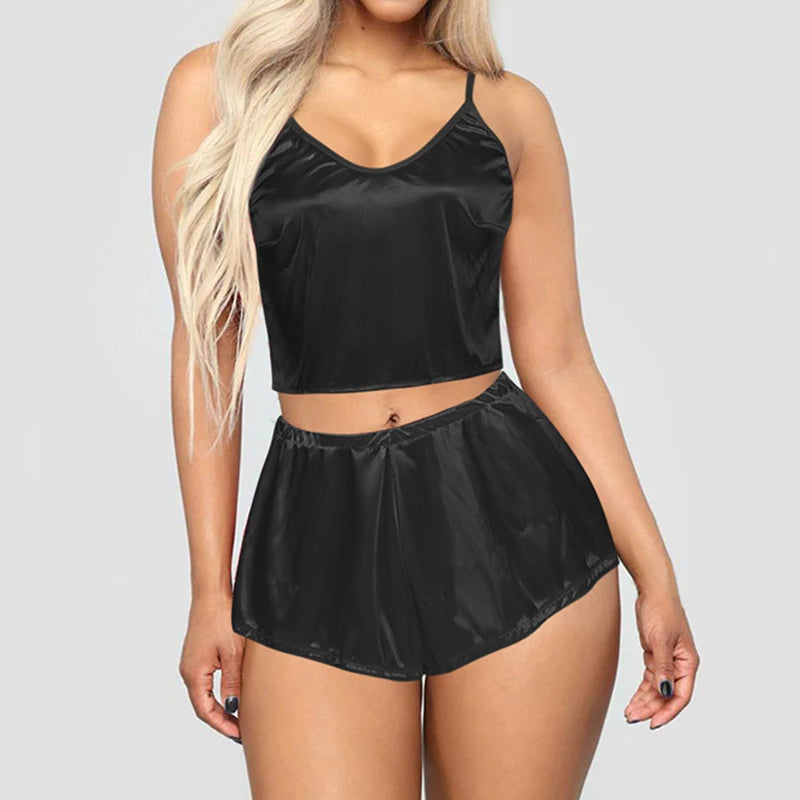 Women's Pajamas Sleepwear Home Clothes Wear for Women Sleep Nightwear Sexy Lingerie 2021 Nightie with Shorts Underwear Nightgown