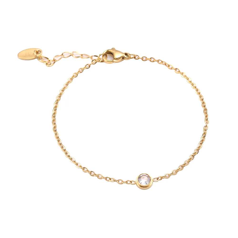 Fashion Bangles for Women Men Trendy Stainless Steel Metal Bracelets Punk Gold Color Bohemian Jewelry Accessories Gift Wholesale