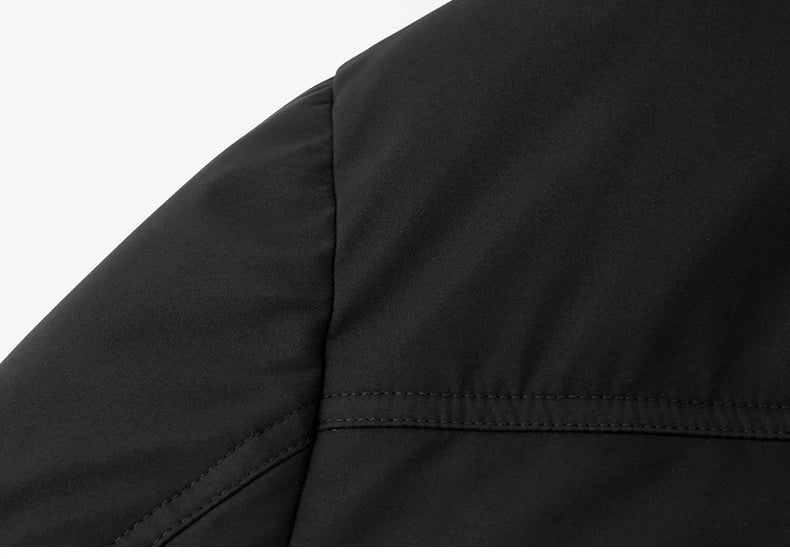 Winter Down Jackets for Men Brand Casual Middle Aged Men's Puffer Coats Winter Thick Warm Plus Size Feather Parkas