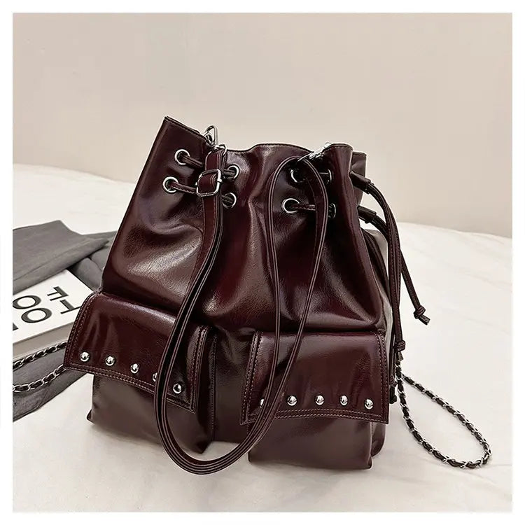 Women's Hand Bag With Elegant Classic Style And Premium Leather Featuring Trendy Design For Commute