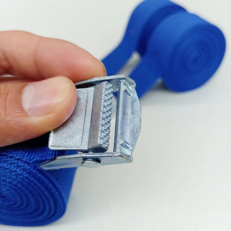 3pcs 2M Buckle Tie-Down Belt cargo straps for bike With Car motorcycle Metal Buckle Tow Rope Strong Ratchet Belt for Luggage Bag