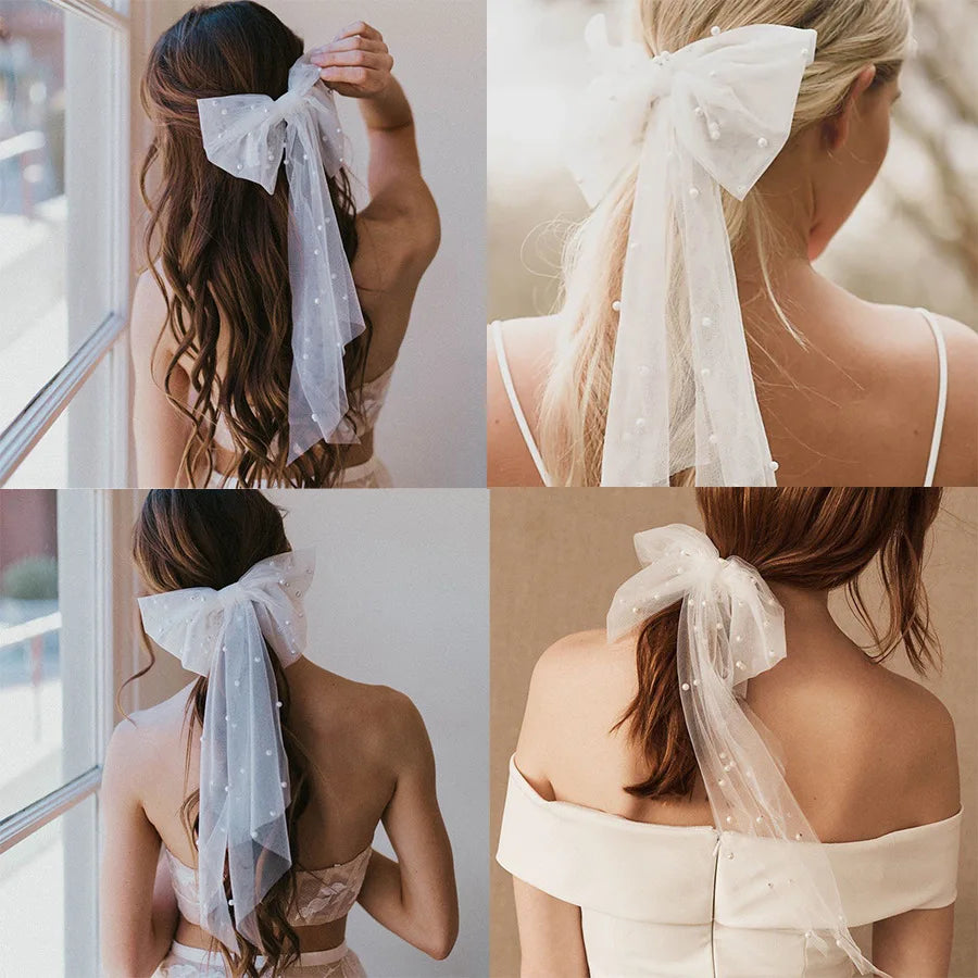 Bride Bridesmaid Bow Hairpin Bride To Be Bachelor's Party Achelorette Hen Party Bridal Shower Wedding Decorations Gifts