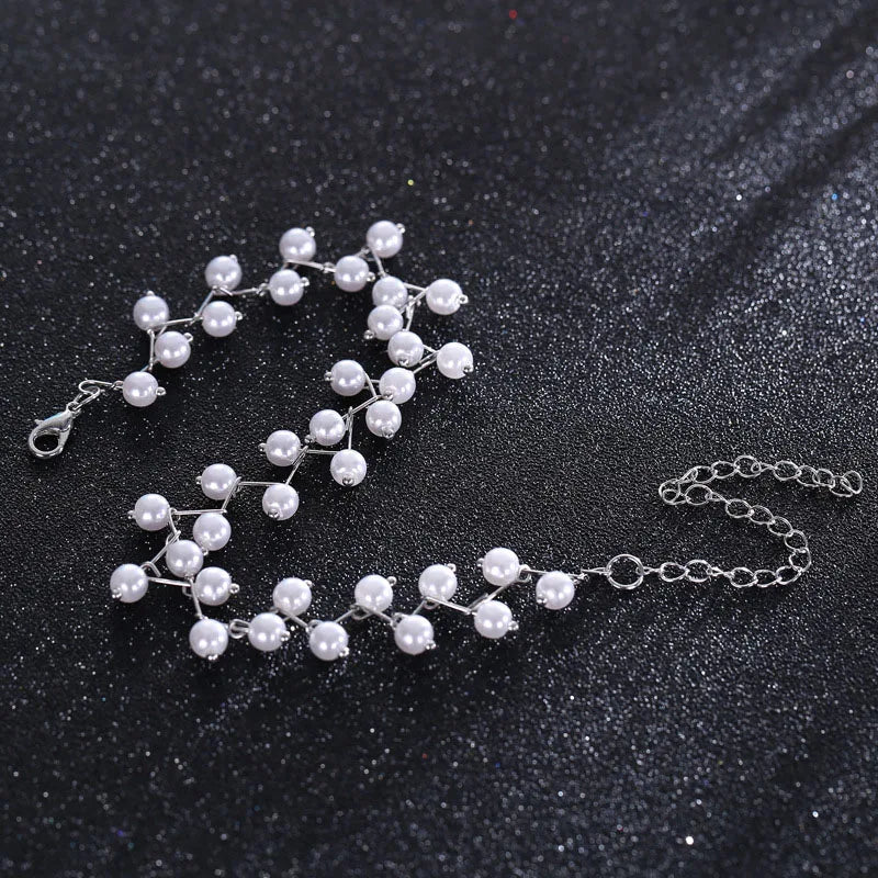 Trendy Pearl Necklace Korean Fashion Jewelry for Women Neck Chain  Choker Collar Accessories Gift Short Necklace Chain Female
