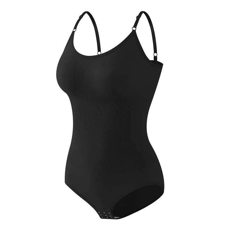 Women Full Body High Elastic Bodysuit Shapewear Seamless Smoothing Tummy Control Waist Trainer Underwear Thong Shaper