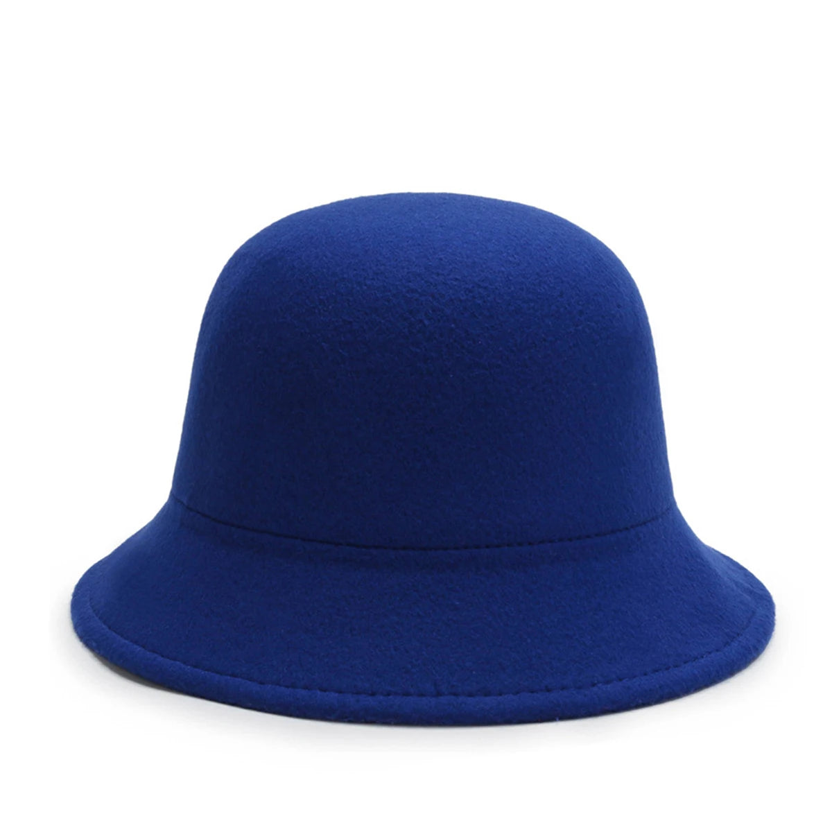 Women's Hat for Spring, Autumn, and Winter Korean Style British Fashion Versatile Jazz Woolen Bucket Hat Fisherman Hat Wide-Brimmed Hat for Parties, Outings, Shopping, Work, and Students
