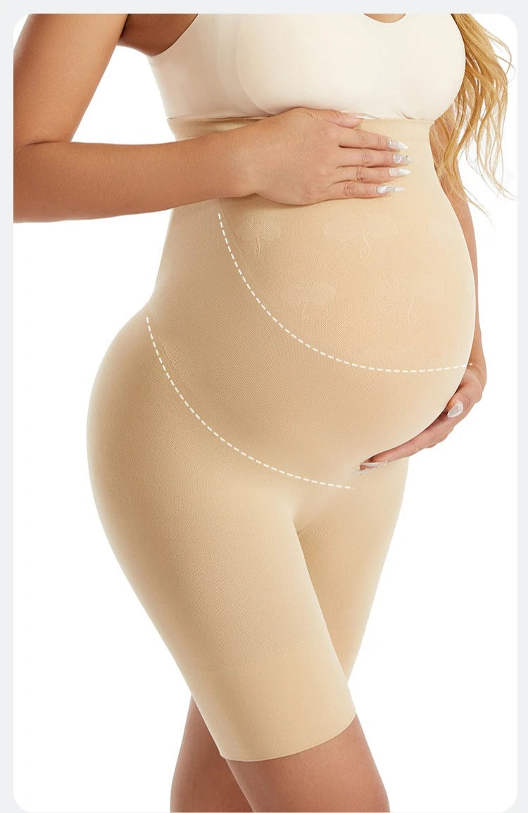 Plus Size Maternity Underwear Seamless for Women Postpartum Panties with Tummy Support Comfort Pregnancy Underwear for Women