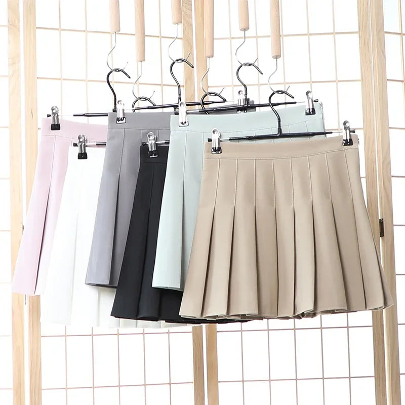Skirts Summer 2024 Woman Skort Korean Fashion White Faldas Plisadas Para Mujer Lady Clothes A Line Mini Kawaii Pleated Skirt