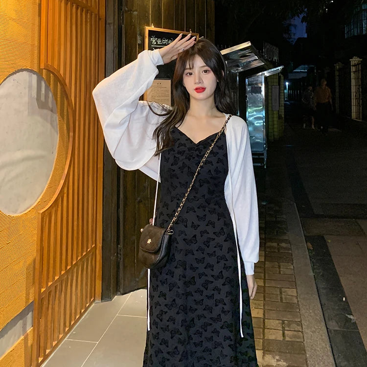 Sweater Cardigan Women Summer Thin All-match Sun-proof Lace-up Simple Fashion Street Wear Vacation Popular Casual Vintage Chic