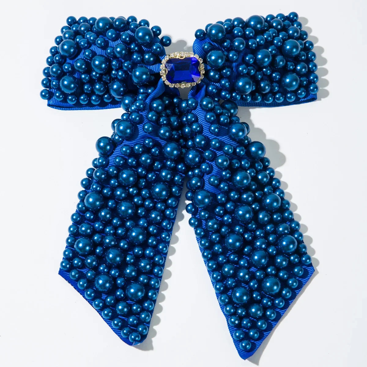 Bridal Bow Hair Clips Heavy Beading Fashion Spring Clip Beautiful Women’s Hair Accessories Elegant Wedding Gift Hair Accessory