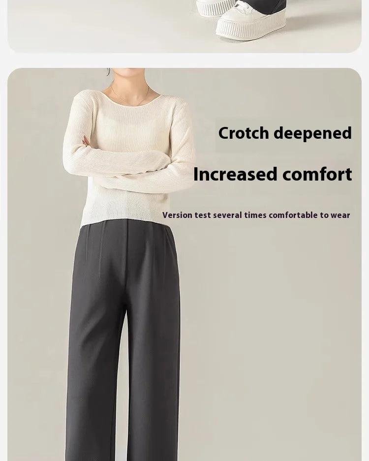 Maternity Pants Spring and Autumn Outside Wear No Support Wide Leg Pants Fall Pregnancy Not Strangling Belly Pants Maternity Wea