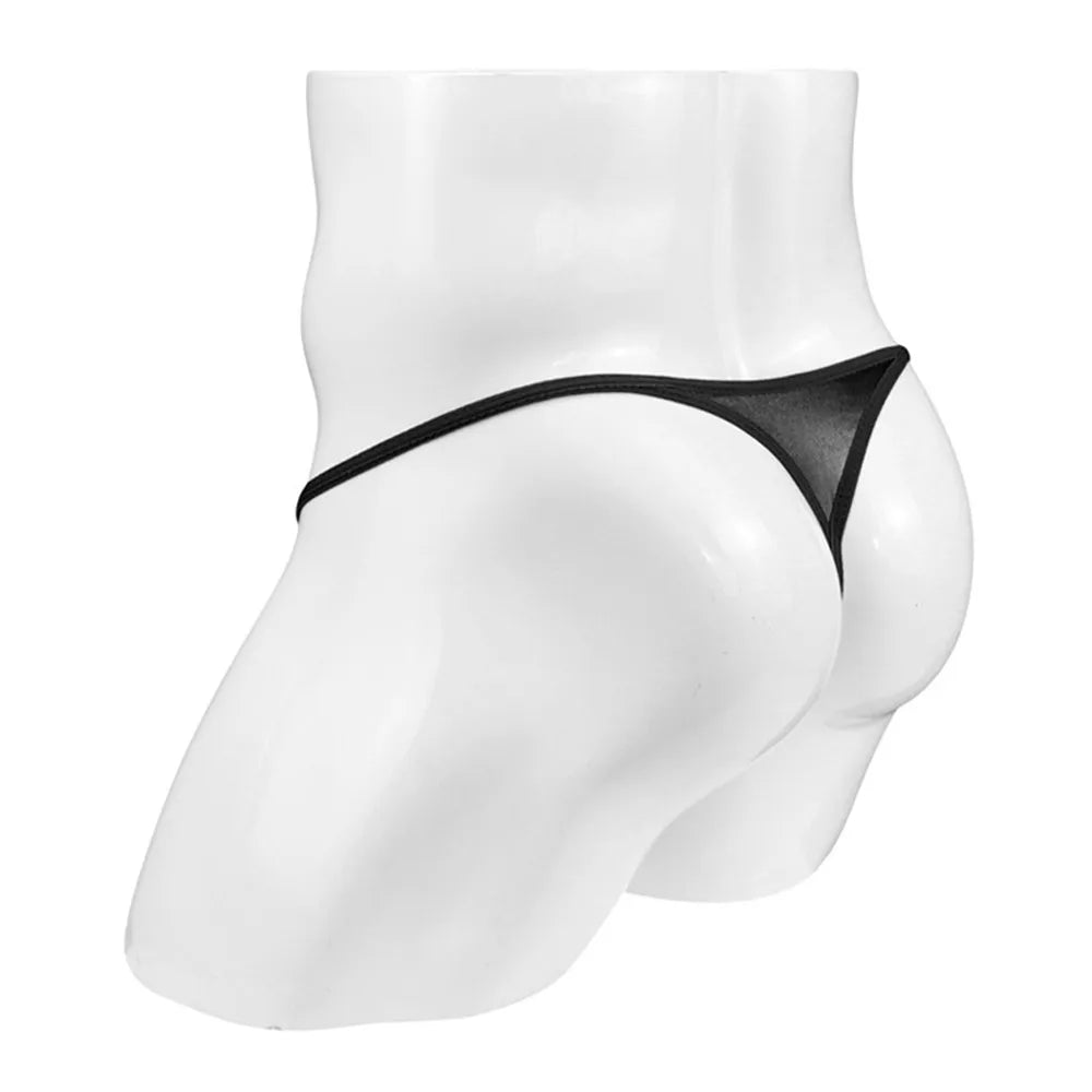 Panties Men Briefs All Seasons Male Pouch Stretchy T-back Underpants Underwear Bikini Breathable Cotton Hollow