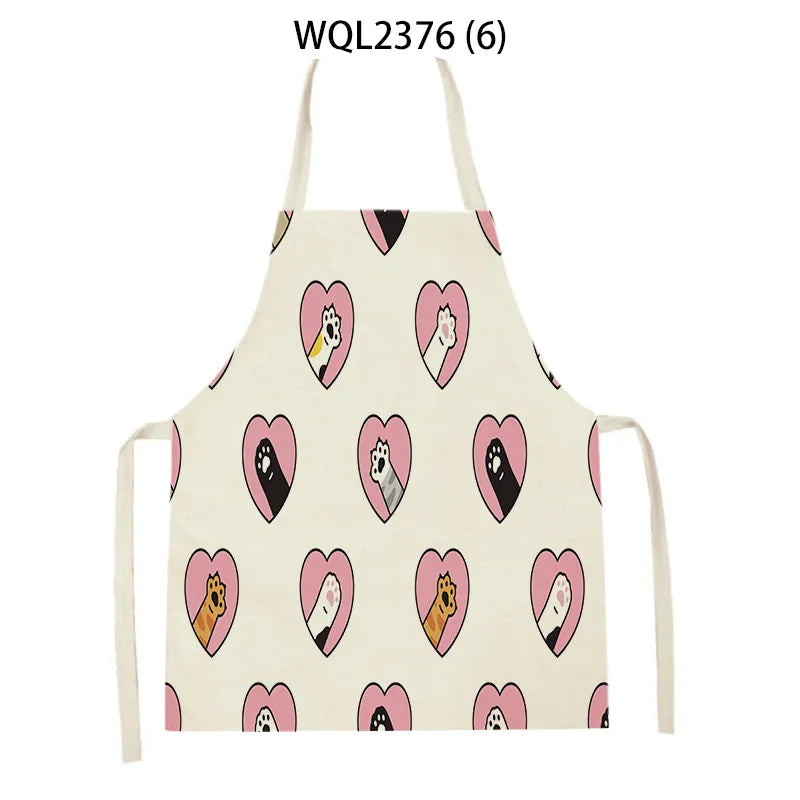 Apron Kid Apron Kitchen Household Item Animal Cartoon Apron Adult Hair Apron 55-68cm Apron Custom Logo Kitchen Supplie Tablier
