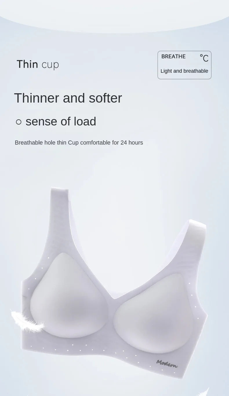 Vest Unwired Bra for Women Beautiful Back Push Up Bra Comfortable Soft Sexy Bras Thin Female Underwear Seamless Push-up Sports