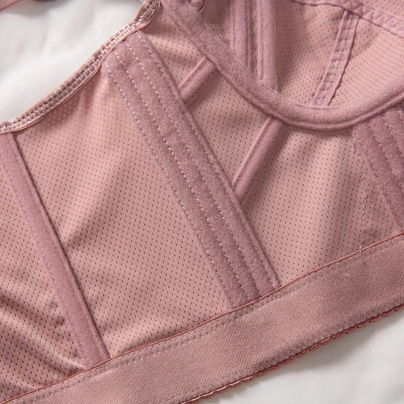 Embroidery Bras for Women Lingerie Sexy Bra Bralette Solid Plus Size Lace Bra Thin Push Up Bra 2024 Fashion CD Cup Backless Bra