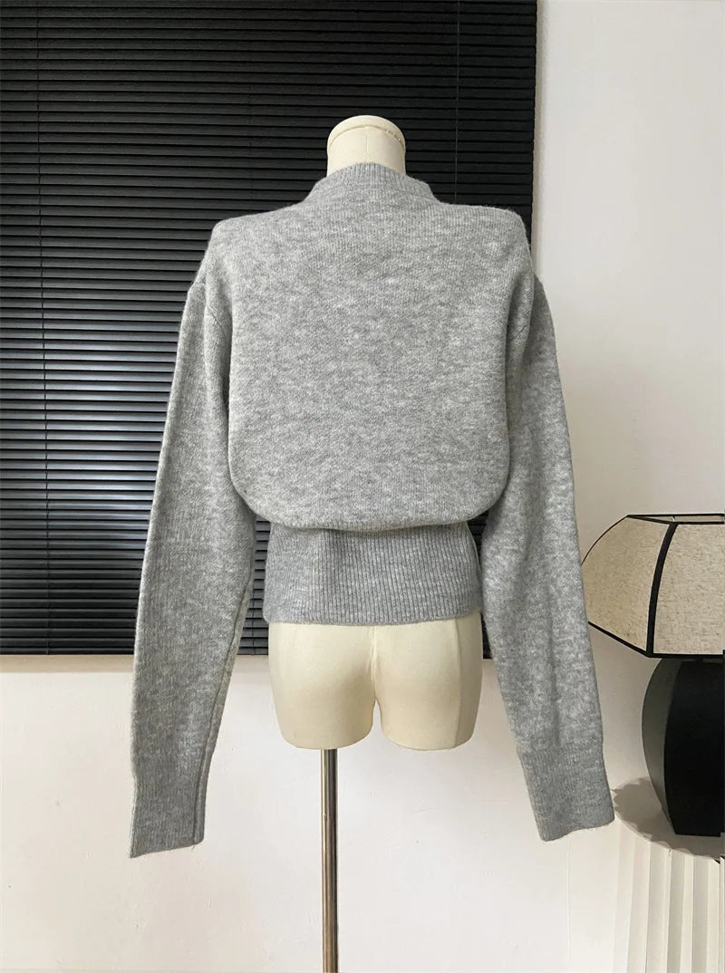 Sweater Women Winter Pullover Girls Sweater Oversize Knitting Tops Vintage Long Sleeve Fall Female Knitted Outerwear Warm Pull