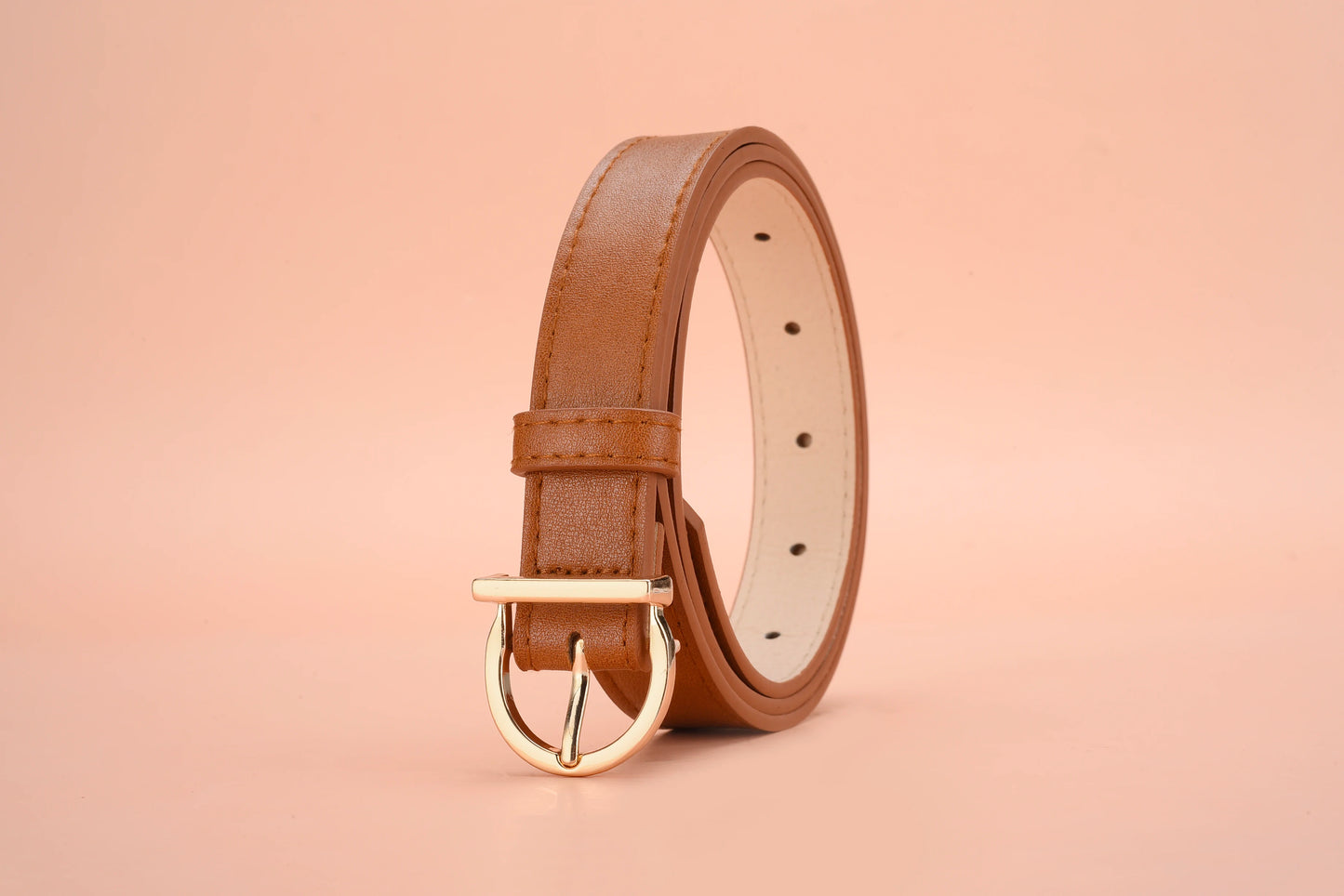 Women's Belt Fashion Pin Buckle Thin Belt Genuine Luxury Soft Belt Women With Cargo Pants Jeans Windproof Belt Pu Leather Belt