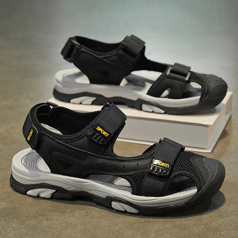Baotou beach shoes, sandals, trendy shoes, sports outdoor slippers, versatile, non-slip and wear-resistant