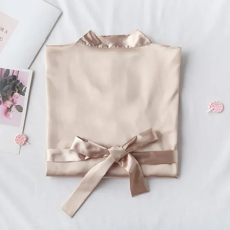 Bride To Be Dressing Gown Bridesmaid Bathrobe Team Bride Robe Wedding Decoration Bridal Shower Hen Bachelorette Party Decor
