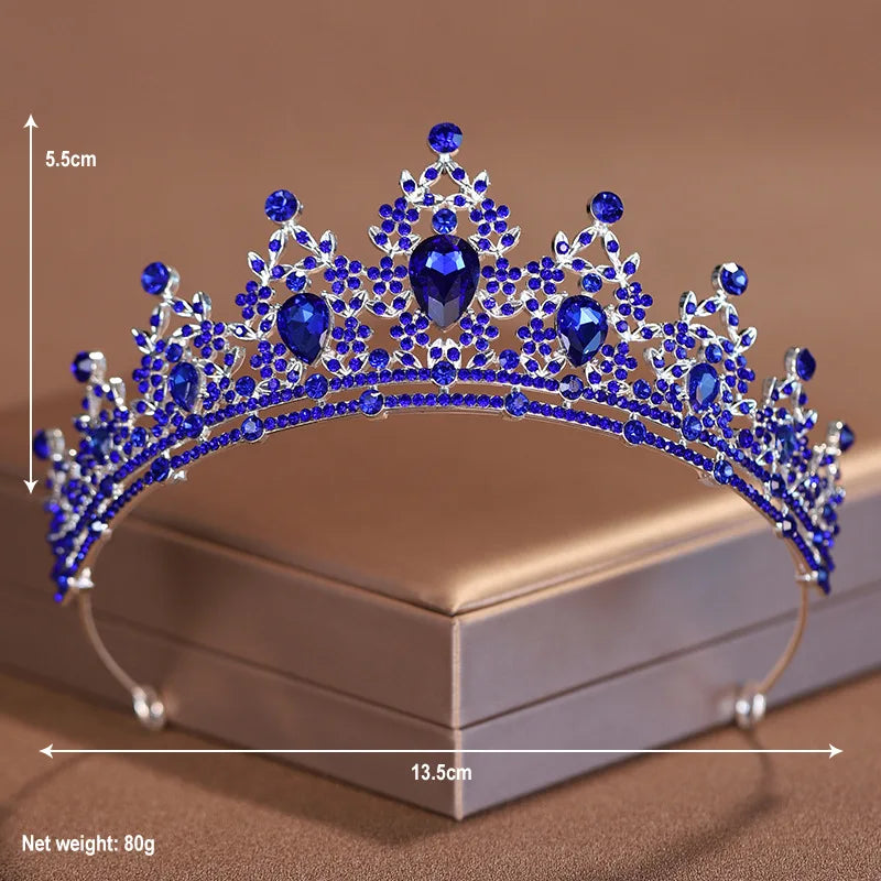 24 colors Bridal Headwear Full Of Sweet Atmosphere Baroque Gold-colour Ladies' Tiaras For Wedding Bride