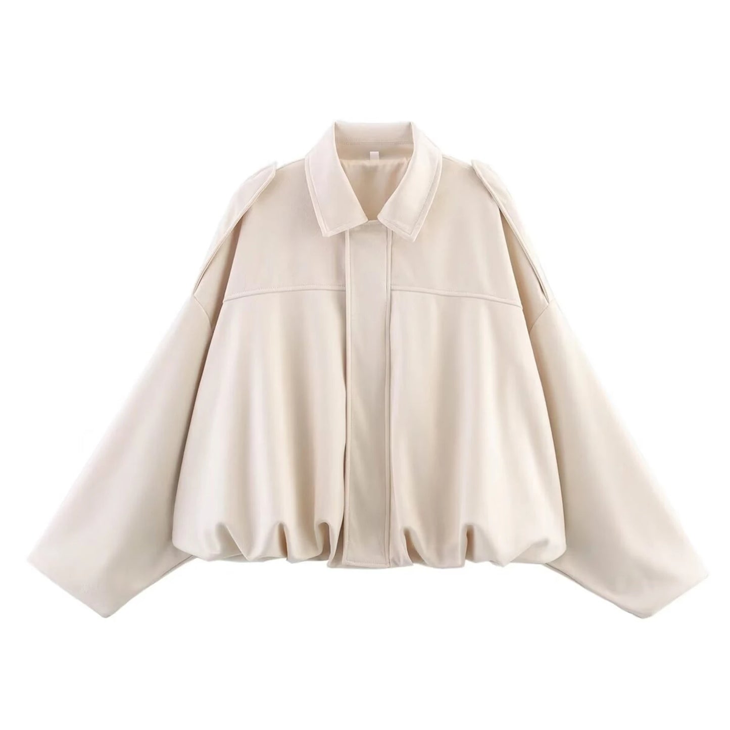 Women's Jackets Coat Fashion Turn-down Collar Long Sleeve Loose Coats Vintage Female Outerwear Chic Street Youth Jackets Tops