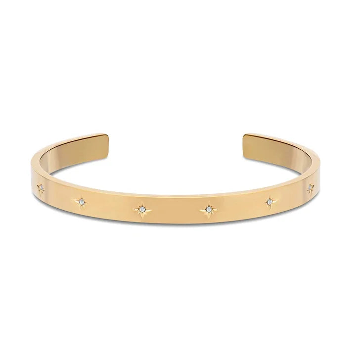 Fashion Bangles for Women Men Trendy Stainless Steel Metal Bracelets Punk Gold Color Bohemian Jewelry Accessories Gift Wholesale