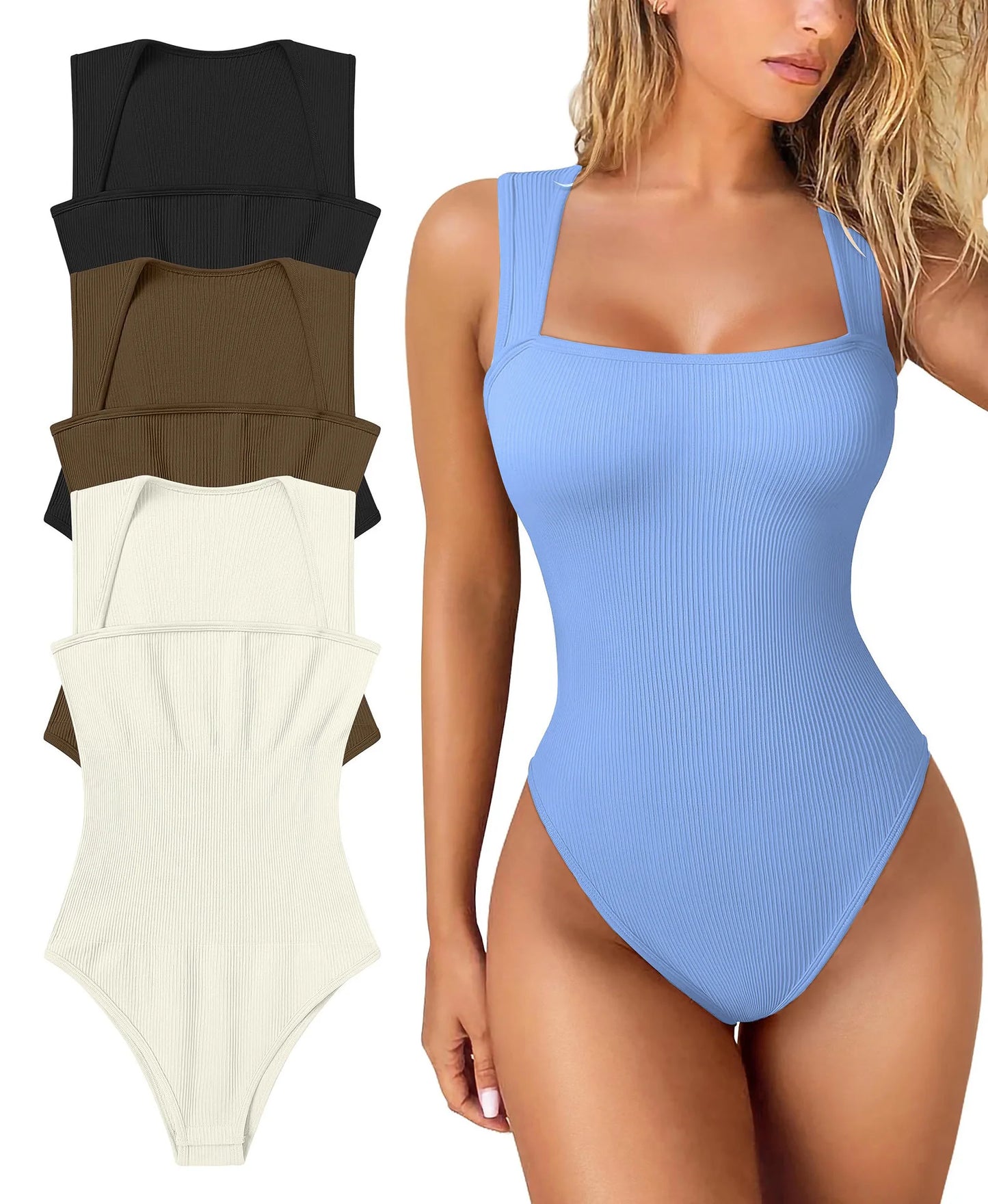 Women's Sexy Sleeveless Jumpsuit With Slimming High Elasticity Abdominal Compression Hip Lifting Slim Fit Jumpsuit Bodysuit